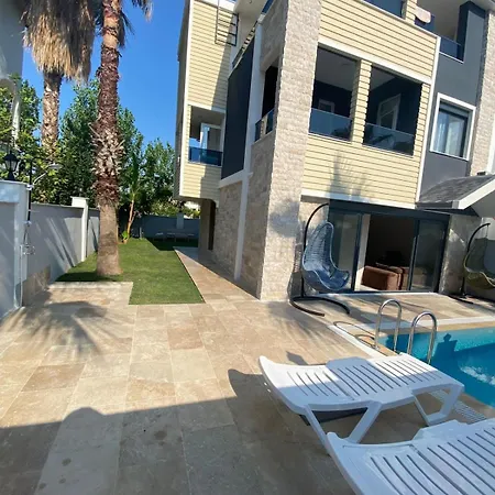 Pars Antalya Three Story Villa, Private Pool And Roof Terrace Three Bedroom For Six Guests Willa *