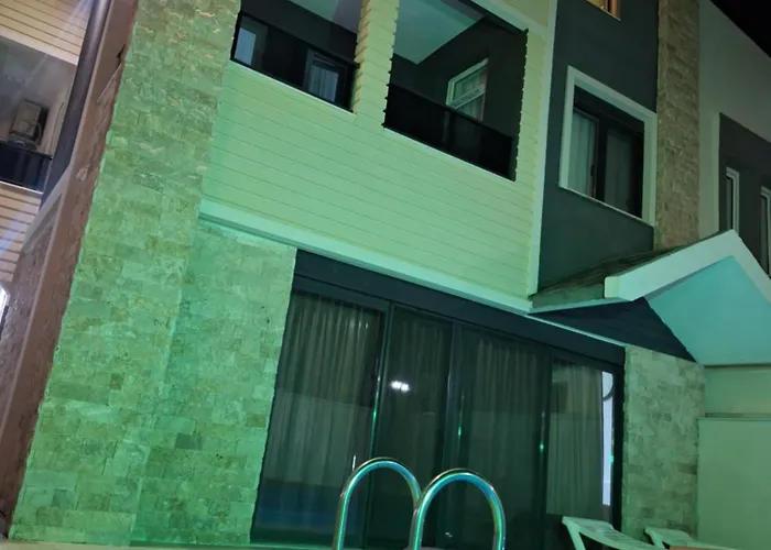 Pars Antalya Three Story Villa, Private Pool And Roof Terrace Three Bedroom For Six Guests *